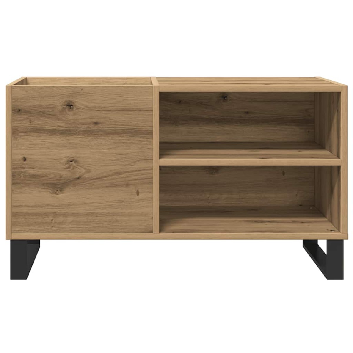 vidaXL Δισκοθήκη Δρυς τεχνίτης 84,5x38x48 εκ. από Επεξεργασμένο Ξύλο