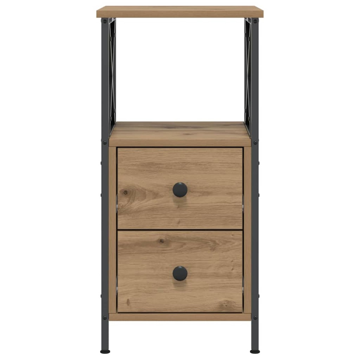 vidaXL Κομοδίνο Artisan Oak 34x35,5x70 cm Κατασκευασμένο ξύλο