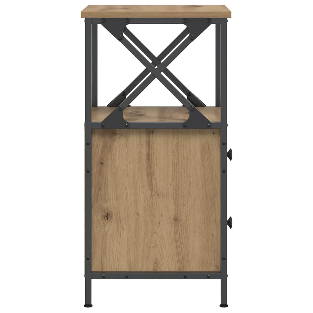 vidaXL Κομοδίνο Artisan Oak 34x35,5x70 cm Κατασκευασμένο ξύλο