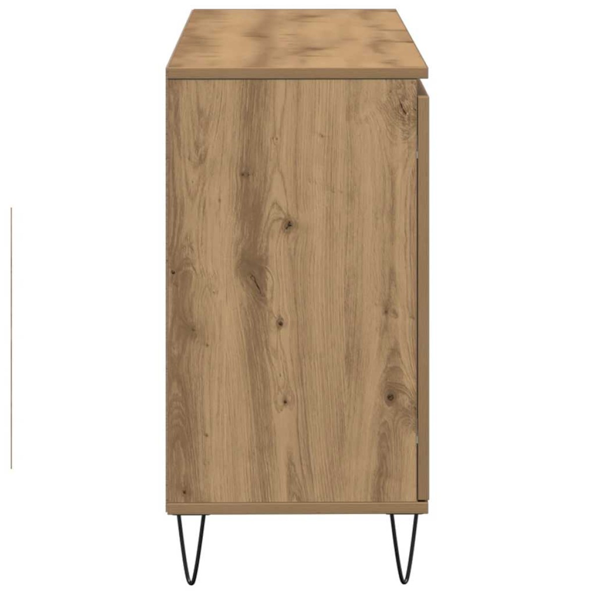 vidaXL Μπουφές Δρυς τεχνίτης 101,5 x 35 x 70 εκ. από Επεξεργασμένο Ξύλο