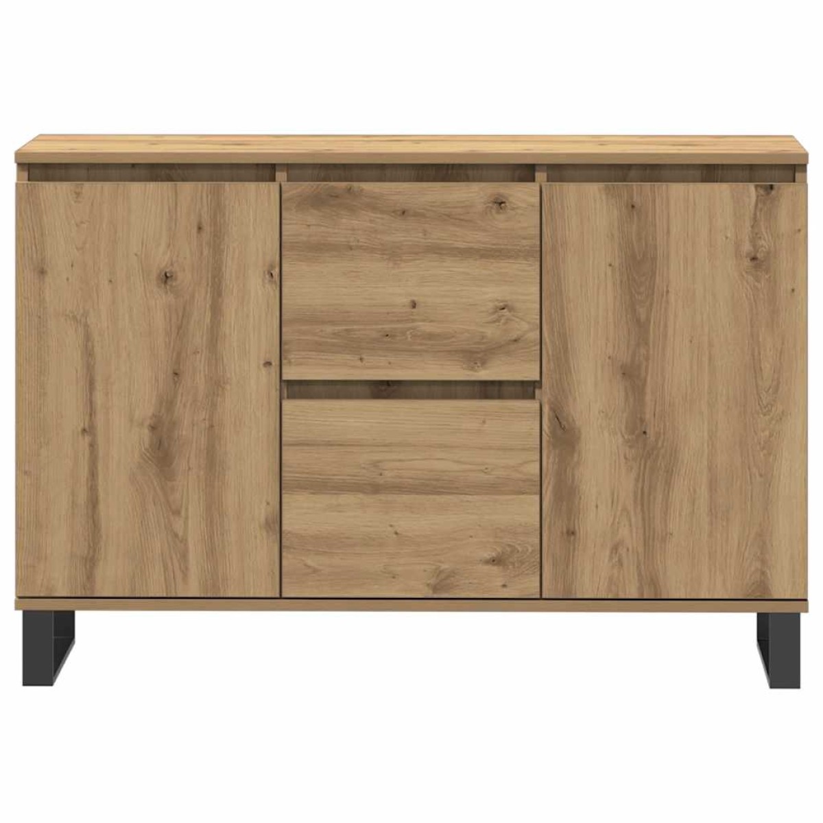 vidaXL Μπουφές Δρυς τεχνίτης 101,5 x 35 x 70 εκ. από Επεξεργασμένο Ξύλο