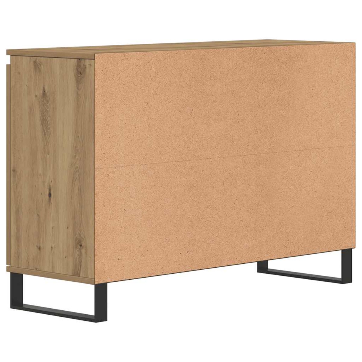vidaXL Μπουφές Δρυς τεχνίτης 101,5 x 35 x 70 εκ. από Επεξεργασμένο Ξύλο
