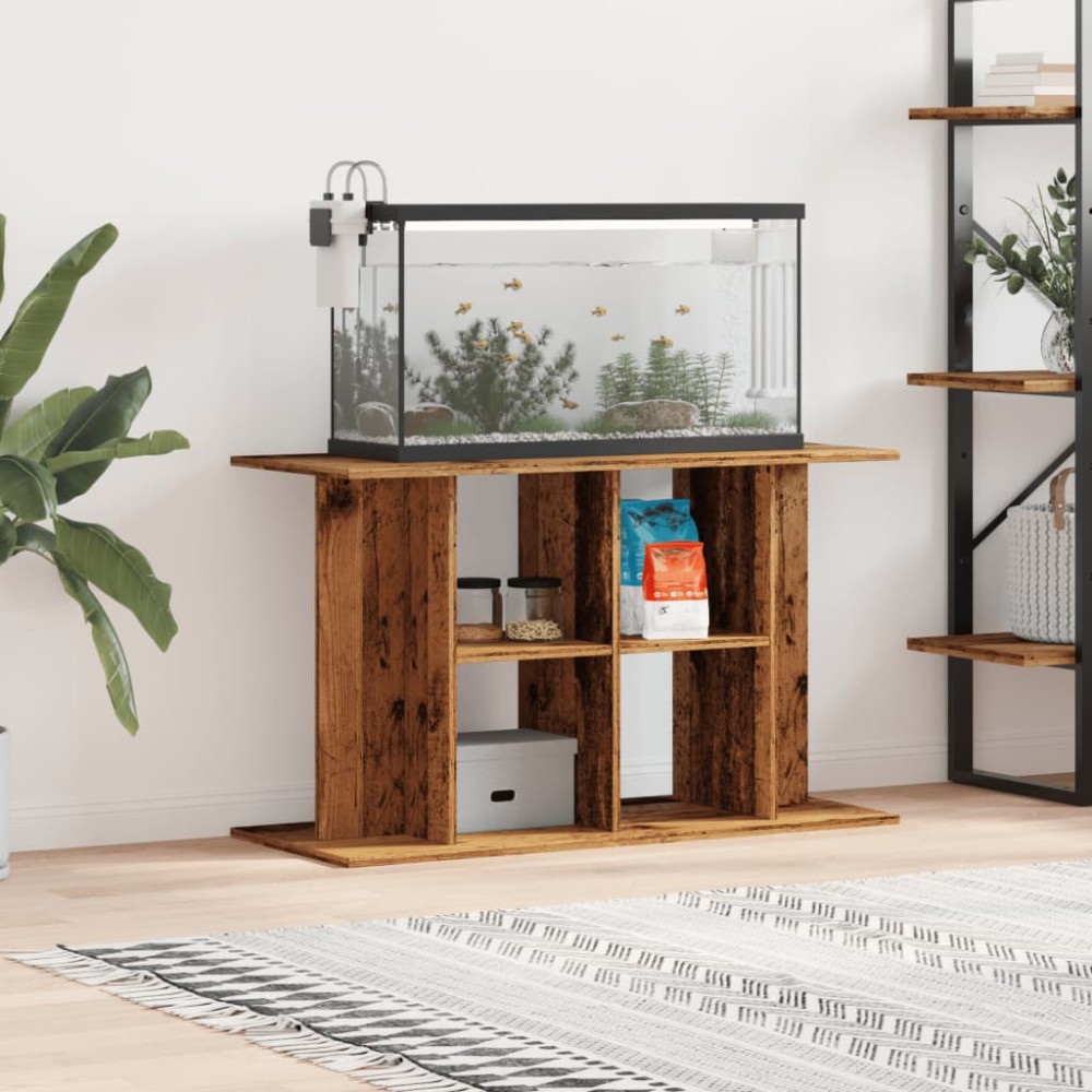 vidaXL Βάση ενυδρείου Παλιό ξύλο 100x40x60 cm Κατασκευασμένο ξύλο