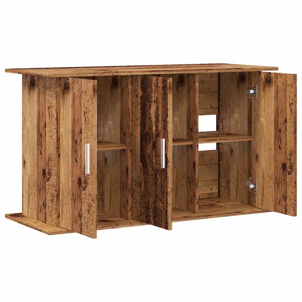 vidaXL Βάση Ενυδρείου Παλιό ξύλο 101x41x58 εκ. από Επεξεργασμένο Ξύλο