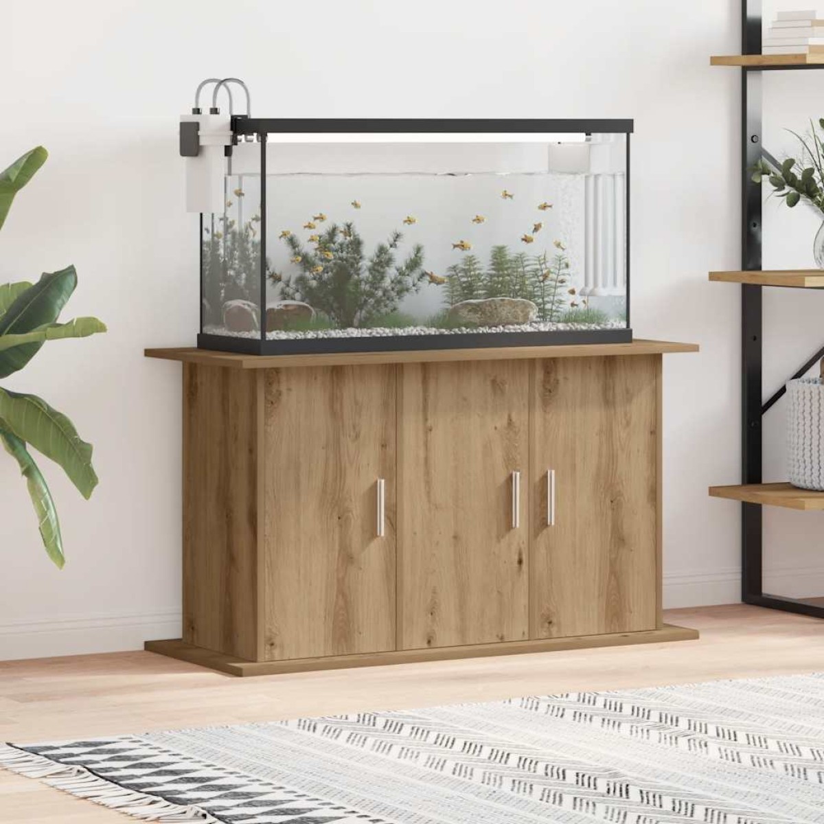 vidaXL Βάση Ενυδρείου Artisan Δρυς 101x41x58 εκ. από Τεχνητό Ξύλο