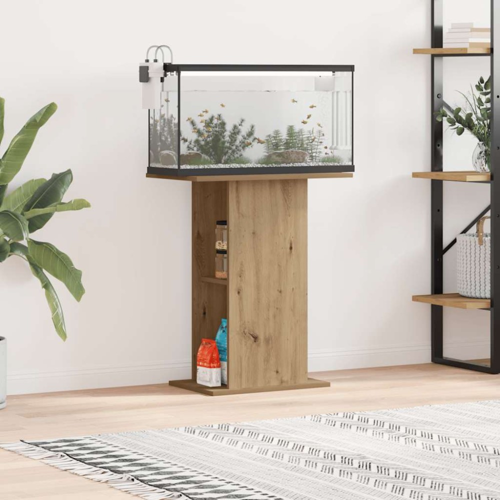 vidaXL Βάση Ενυδρείου Artisan Δρυς 36x60,5x72,5 εκ. από Τεχνητό Ξύλο
