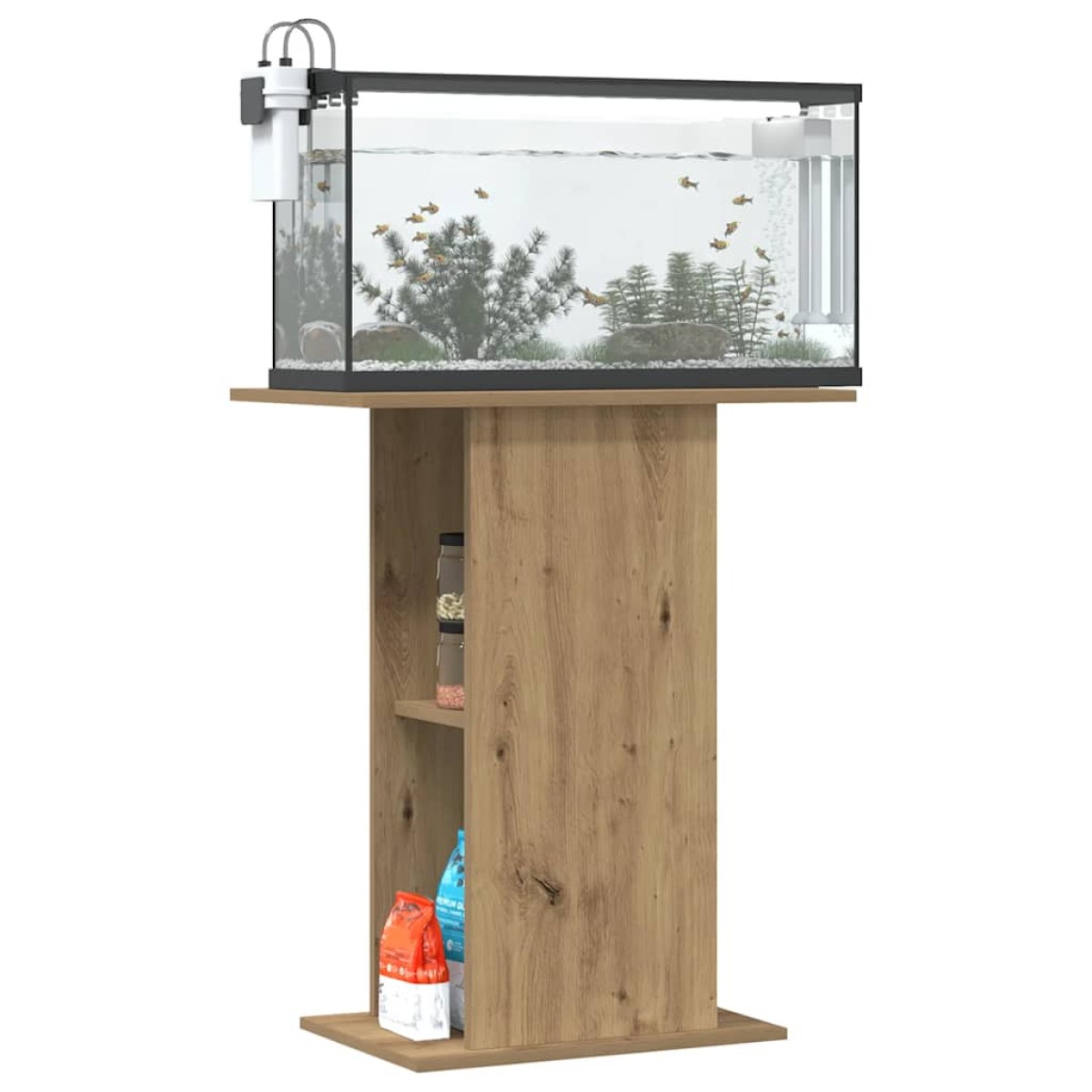 vidaXL Βάση Ενυδρείου Artisan Δρυς 36x60,5x72,5 εκ. από Τεχνητό Ξύλο