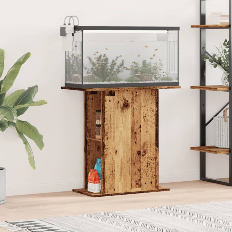 vidaXL Βάση Ενυδρείου από Παλιό Ξύλο 36x75x72,5 εκ. από Τεχνητό Ξύλο
