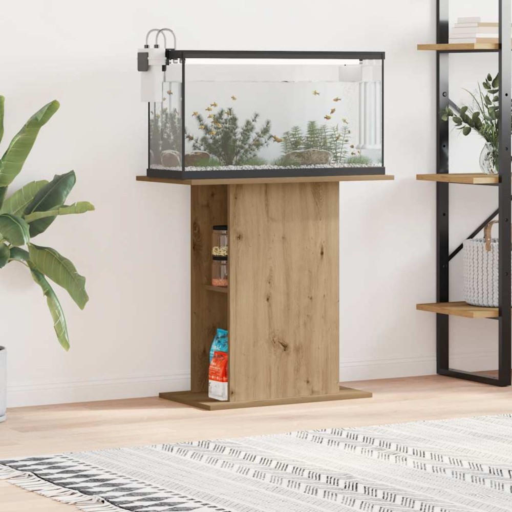 vidaXL Βάση Ενυδρείου Artisan Δρυς 36x75x72,5 εκ. από Τεχνητό Ξύλο