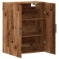 vidaXL Επίτοιχο ντουλάπι Παλιό ξύλο 69,5x34x90 cm
