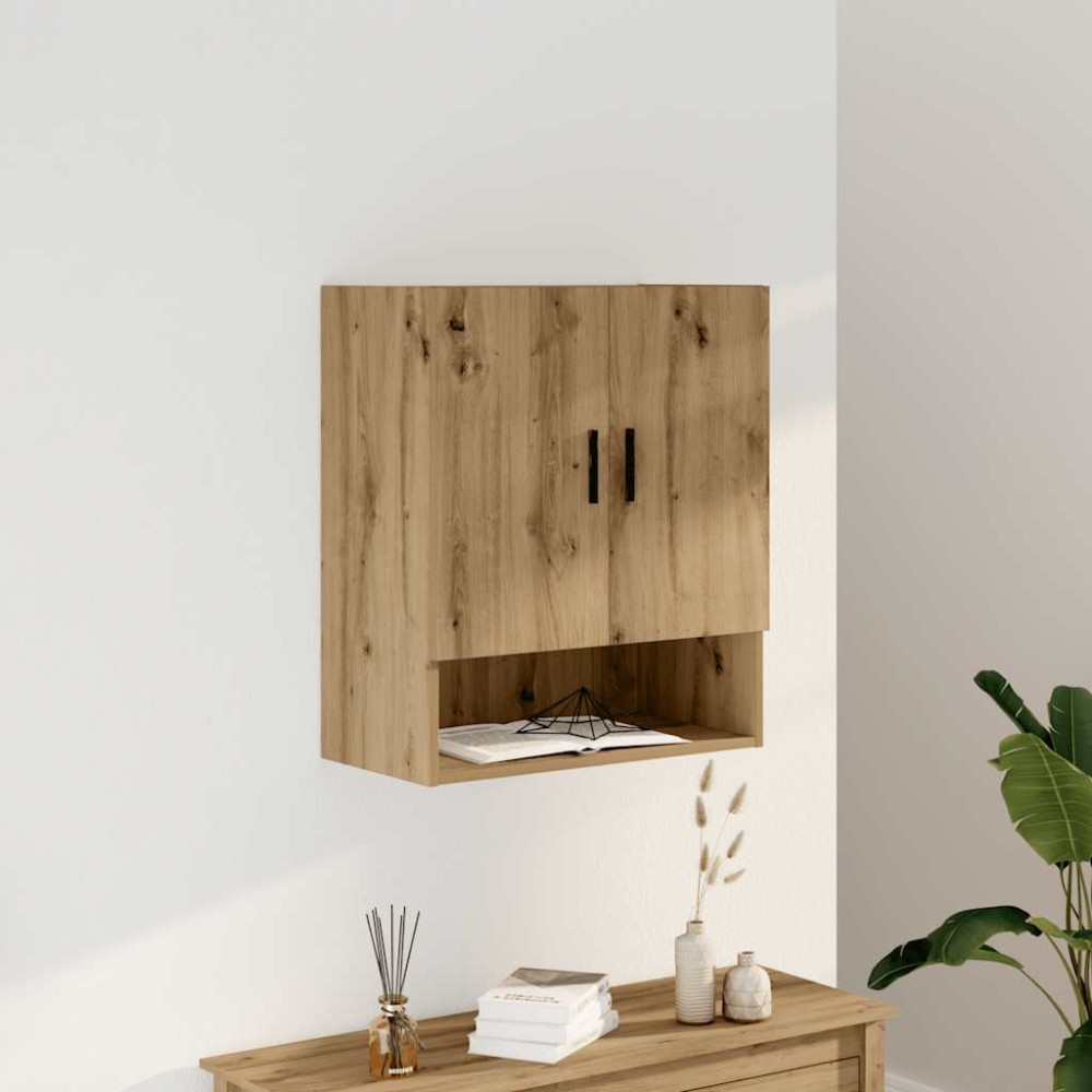 vidaXL Ντουλάπι Τοίχου τεχνίτης Δρυς 60x31x70 εκ. Επεξεργασμένο Ξύλο