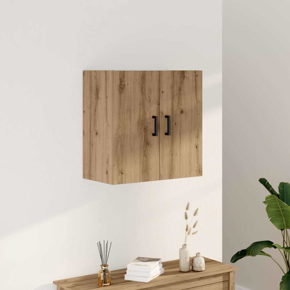 vidaXL Ντουλάπι Τοίχου Αρτισιανή Δρυς 60x31x60 εκ. Επεξεργασμένο Ξύλο