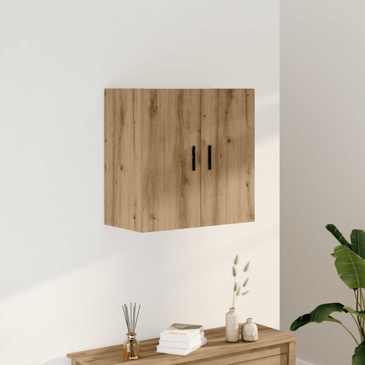 vidaXL Ντουλάπι Τοίχου Αρτισιανή Δρυς 60x31x60 εκ. Επεξεργασμένο Ξύλο