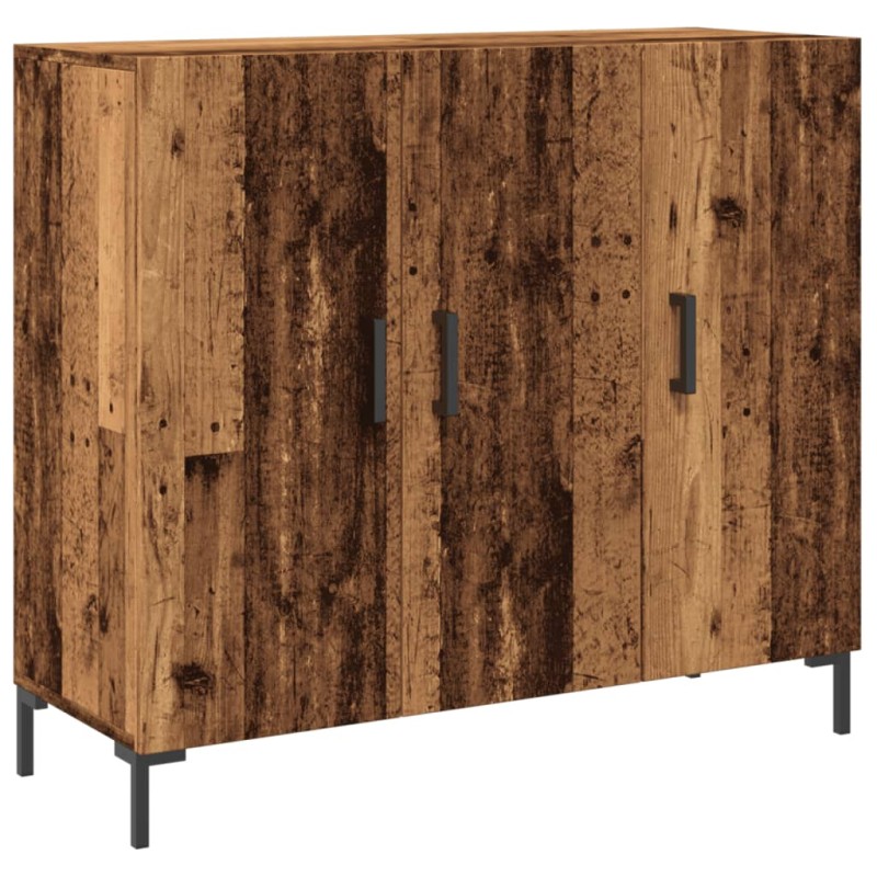 vidaXL Ντουλάπι Παλαιό Ξύλο 90 x 34 x 80 εκ. από Επεξεργασμένο Ξύλο