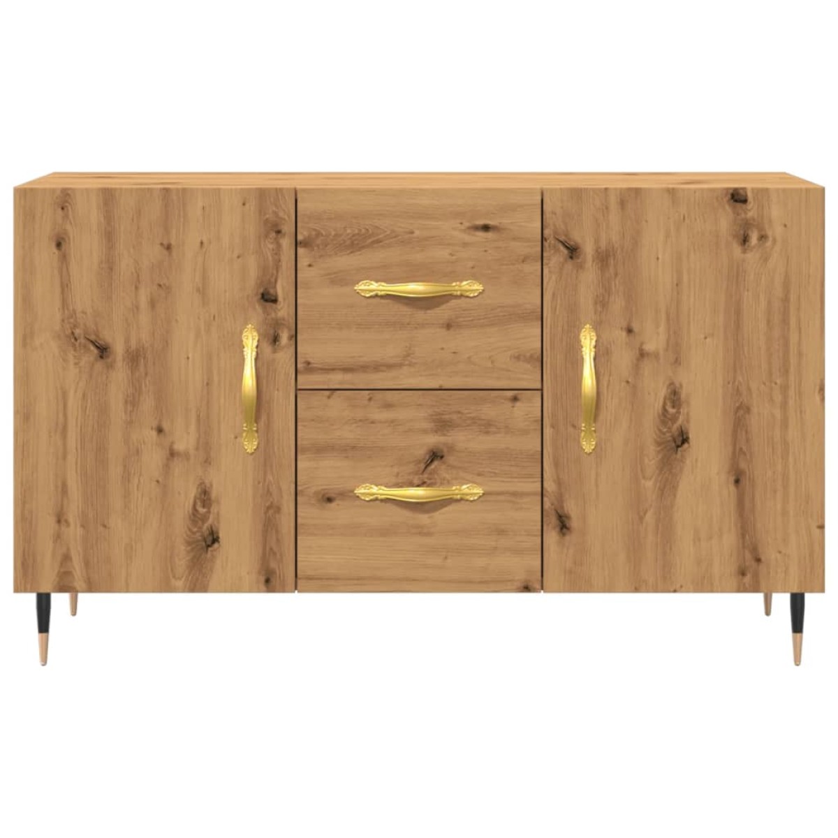 vidaXL Σκευοθήκη Δρυς τεχνίτης 100x36x60 cm Κατασκευασμένο ξύλο