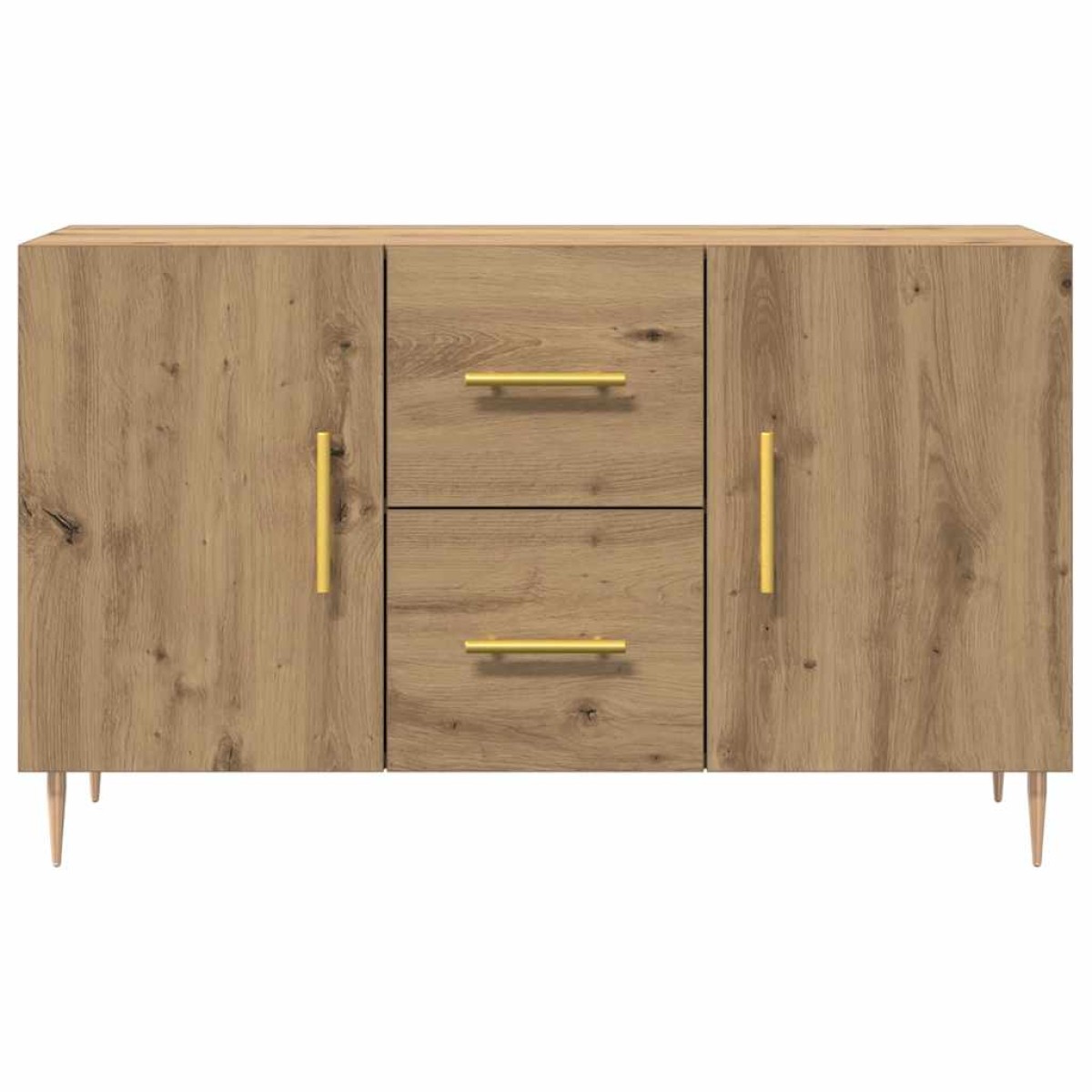 vidaXL Σκευοθήκη Δρυς τεχνίτης 100x36x60 cm Κατασκευασμένο ξύλο