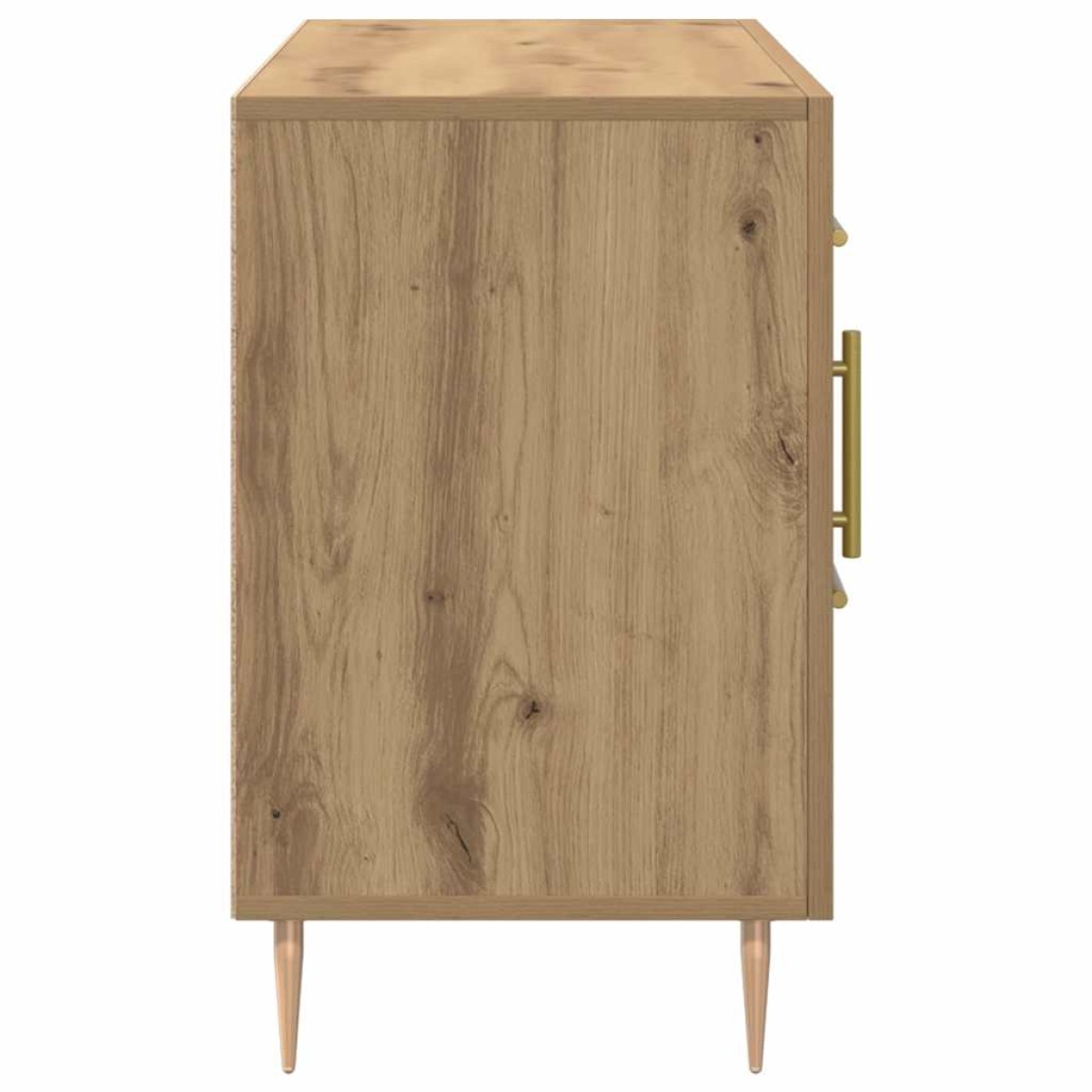 vidaXL Σκευοθήκη Δρυς τεχνίτης 100x36x60 cm Κατασκευασμένο ξύλο