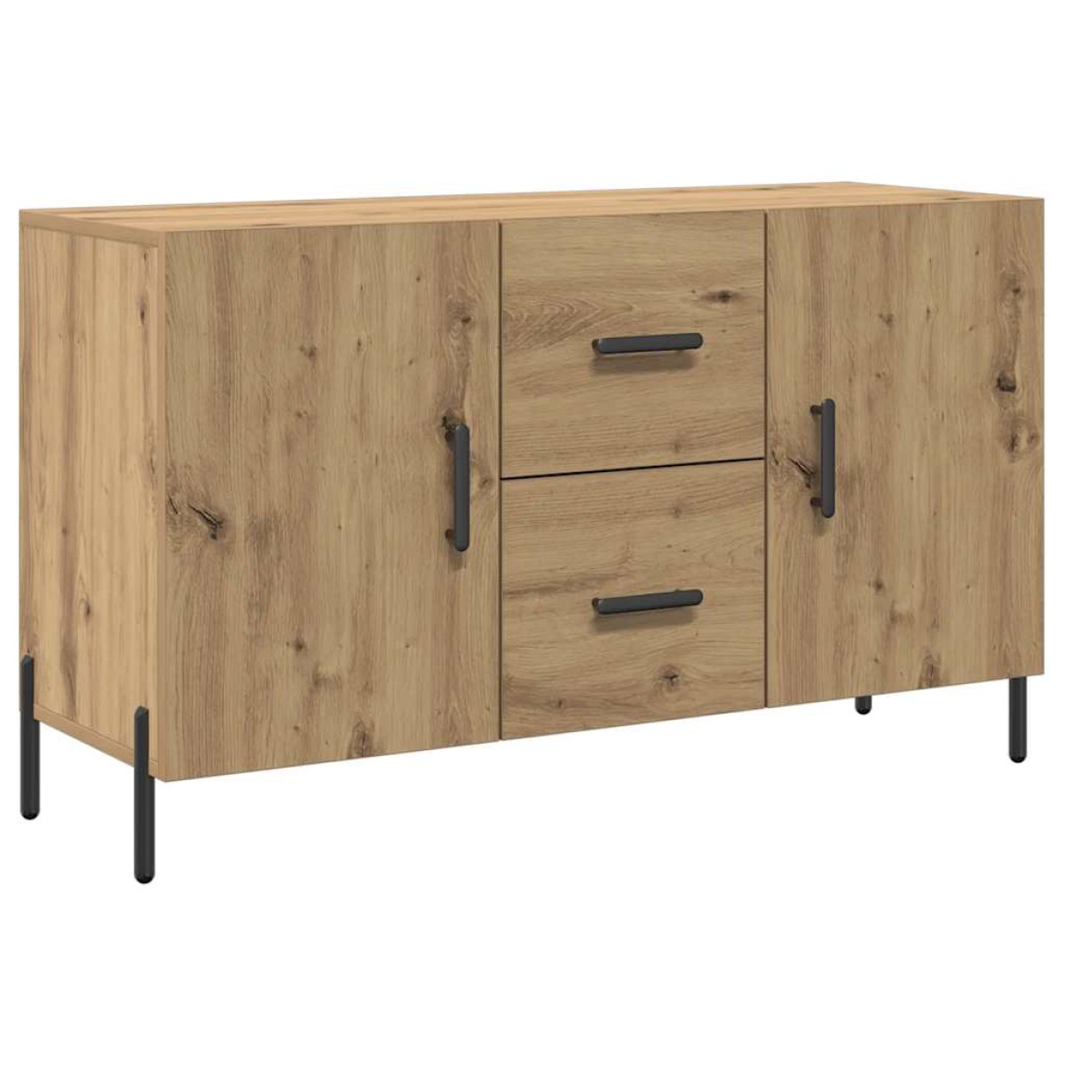 vidaXL Σκευοθήκη Δρυς τεχνίτης 100x36x60 cm Κατασκευασμένο ξύλο