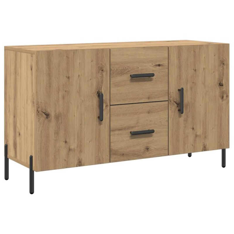 vidaXL Σκευοθήκη Δρυς τεχνίτης 100x36x60 cm Κατασκευασμένο ξύλο