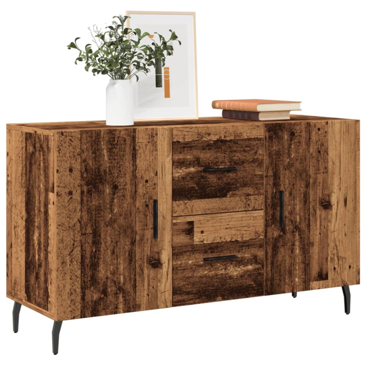 vidaXL Ντουλάπι Παλαιό Ξύλο 100x36x60 εκ. από Επεξεργασμένο Ξύλο