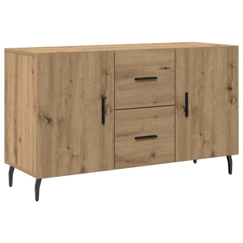 vidaXL Μπουφές Αρτισιανή Δρυς 100 x 36 x 60 εκ. Επεξεργασμένο Ξύλο