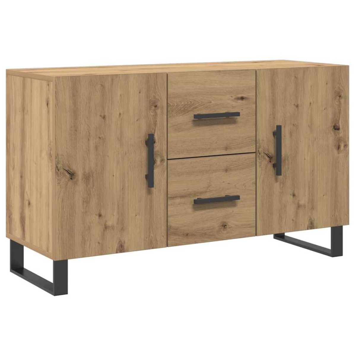 vidaXL Σκευοθήκη Δρυς τεχνίτης 100x36x60 cm Κατασκευασμένο ξύλο