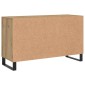 vidaXL Σκευοθήκη Δρυς τεχνίτης 100x36x60 cm Κατασκευασμένο ξύλο
