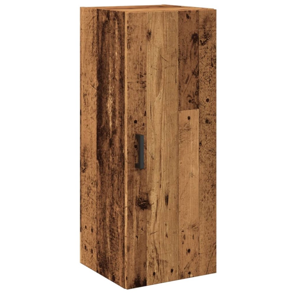 vidaXL Ντουλάπι Τοίχου Όψη Παλαιού Ξύλου 34,5x34x90εκ. Επεξ. Ξύλο