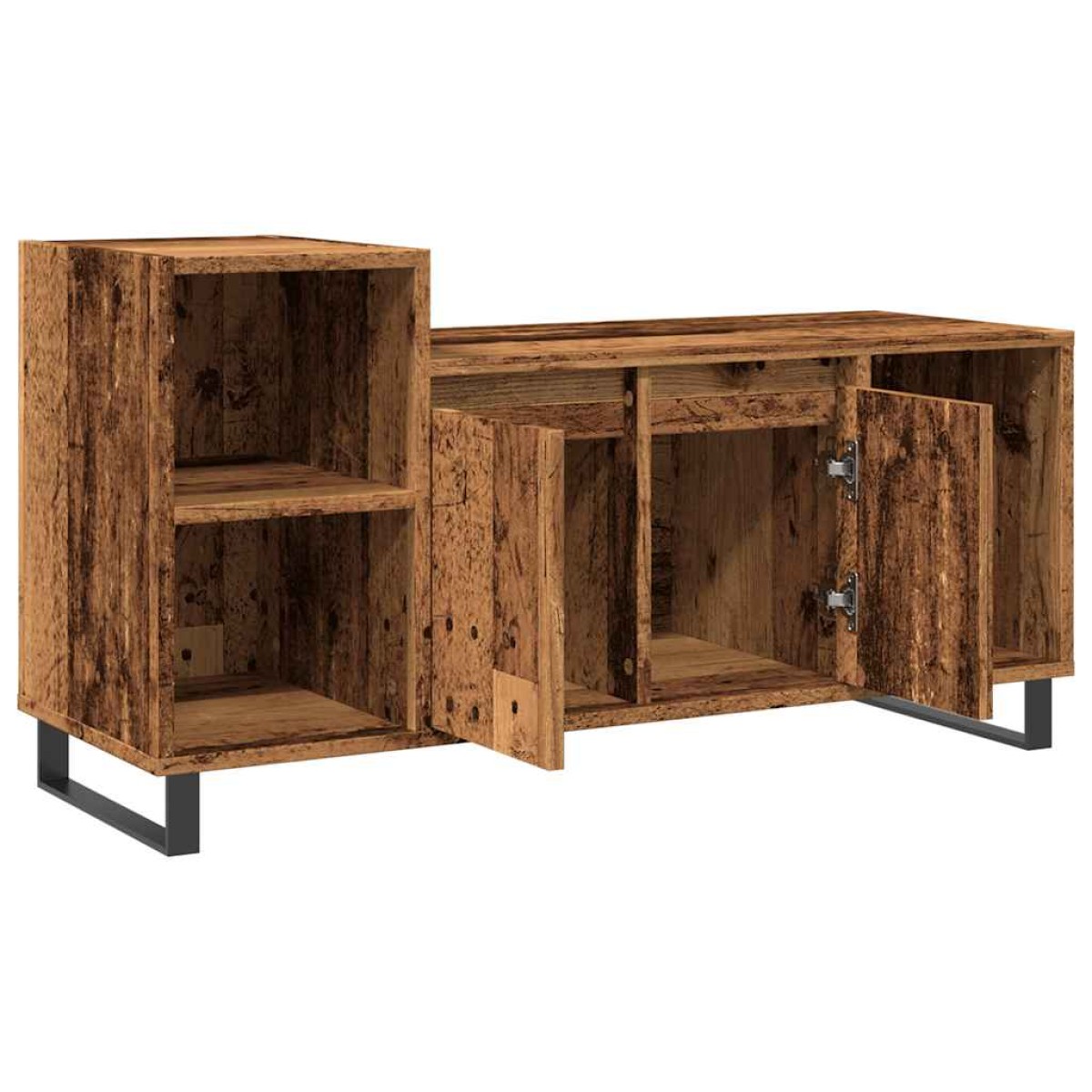 ντουλάπι τηλεόρασης vidaXL Παλιό ξύλο 100x35x55 cm Κατασκευασμένο ξύλο