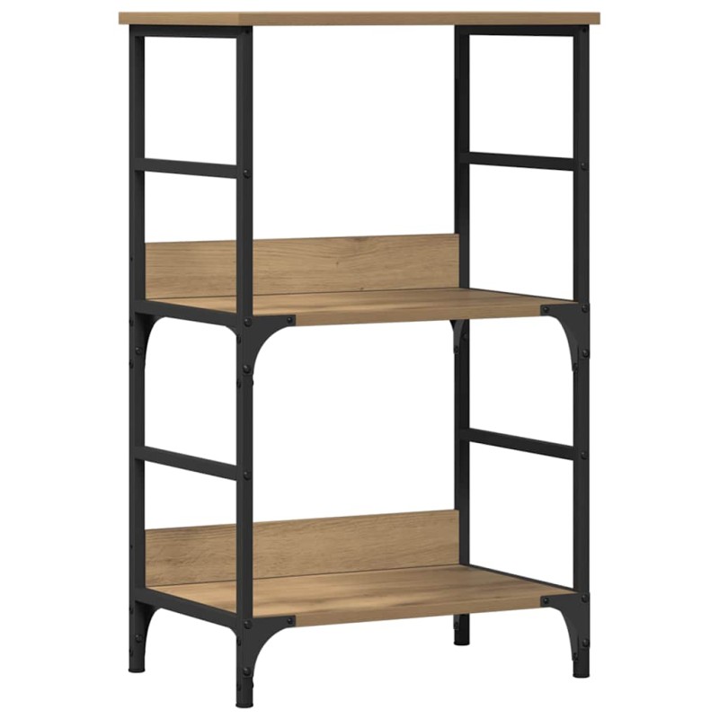vidaXL Βιβλιοθήκη Αρτισιανή Δρυς 50x33x82 εκ. Επεξεργ. Ξύλο