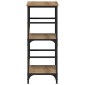 vidaXL Βιβλιοθήκη Αρτισιανή Δρυς 50x33x82 εκ. Επεξεργ. Ξύλο