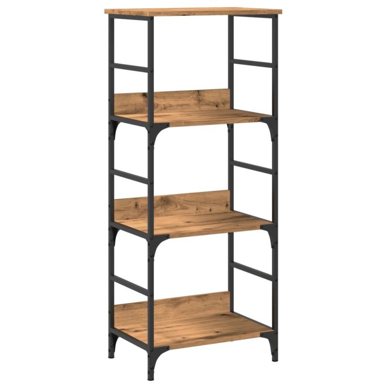 vidaXL Βιβλιοθήκη Artisan Δρυς 50x33x117,5 εκ. Επεξεργασμένο Ξύλο