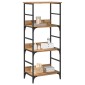 vidaXL Βιβλιοθήκη Artisan Δρυς 50x33x117,5 εκ. Επεξεργασμένο Ξύλο