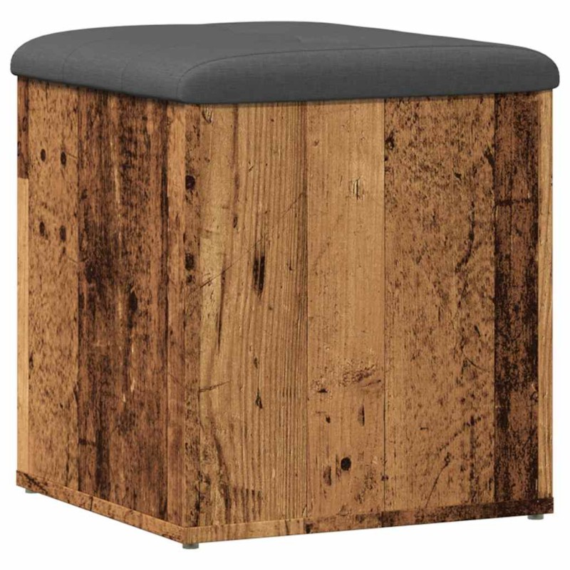 Πάγκος αποθήκευσης vidaXL Παλιό ξύλο 42x42x45 cm Κατασκευασμένο ξύλο