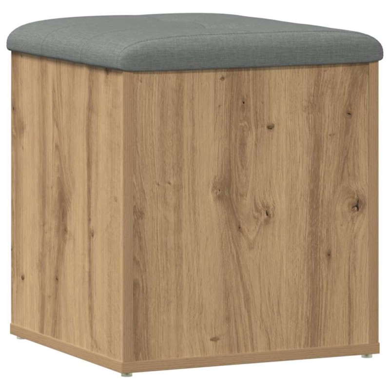 Πάγκος αποθήκευσης vidaXL Artisan Oak 42x42x45 cm Κατασκευασμένο ξύλο