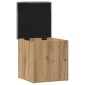 Πάγκος αποθήκευσης vidaXL Artisan Oak 42x42x45 cm Κατασκευασμένο ξύλο