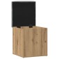 Πάγκος αποθήκευσης vidaXL Artisan Oak 42x42x45 cm Κατασκευασμένο ξύλο