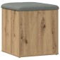 Πάγκος αποθήκευσης vidaXL Artisan Oak 42x42x45 cm Κατασκευασμένο ξύλο