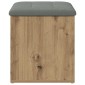 Πάγκος αποθήκευσης vidaXL Artisan Oak 62x42x45 cm Κατασκευασμένο ξύλο