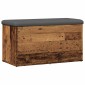 Πάγκος αποθήκευσης vidaXL Παλαιό ξύλο 82x42x45 cm Κατασκευασμένο ξύλο
