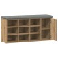 Πάγκος παπουτσιών vidaXL Artisan Oak 102x32x50 cm Κατασκευασμένο ξύλο