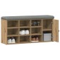 Πάγκος παπουτσιών vidaXL Artisan Oak 102x32x50 cm Κατασκευασμένο ξύλο