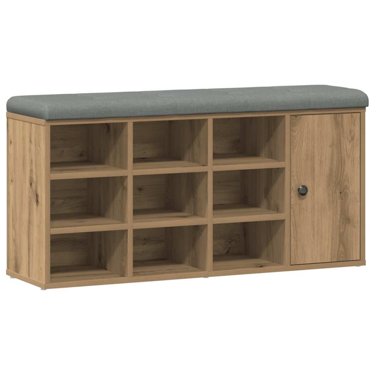 Πάγκος παπουτσιών vidaXL Artisan Oak 102x32x50 cm Κατασκευασμένο ξύλο