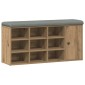 Πάγκος παπουτσιών vidaXL Artisan Oak 102x32x50 cm Κατασκευασμένο ξύλο