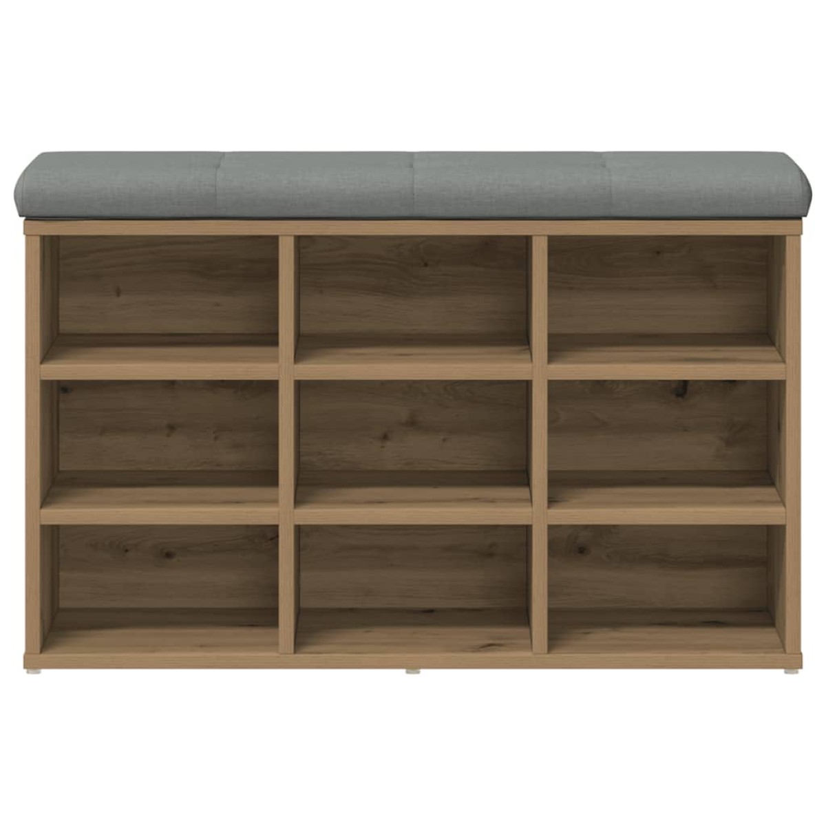 Πάγκος παπουτσιών vidaXL Artisan Oak 82x32x50 cm Κατασκευασμένο ξύλο
