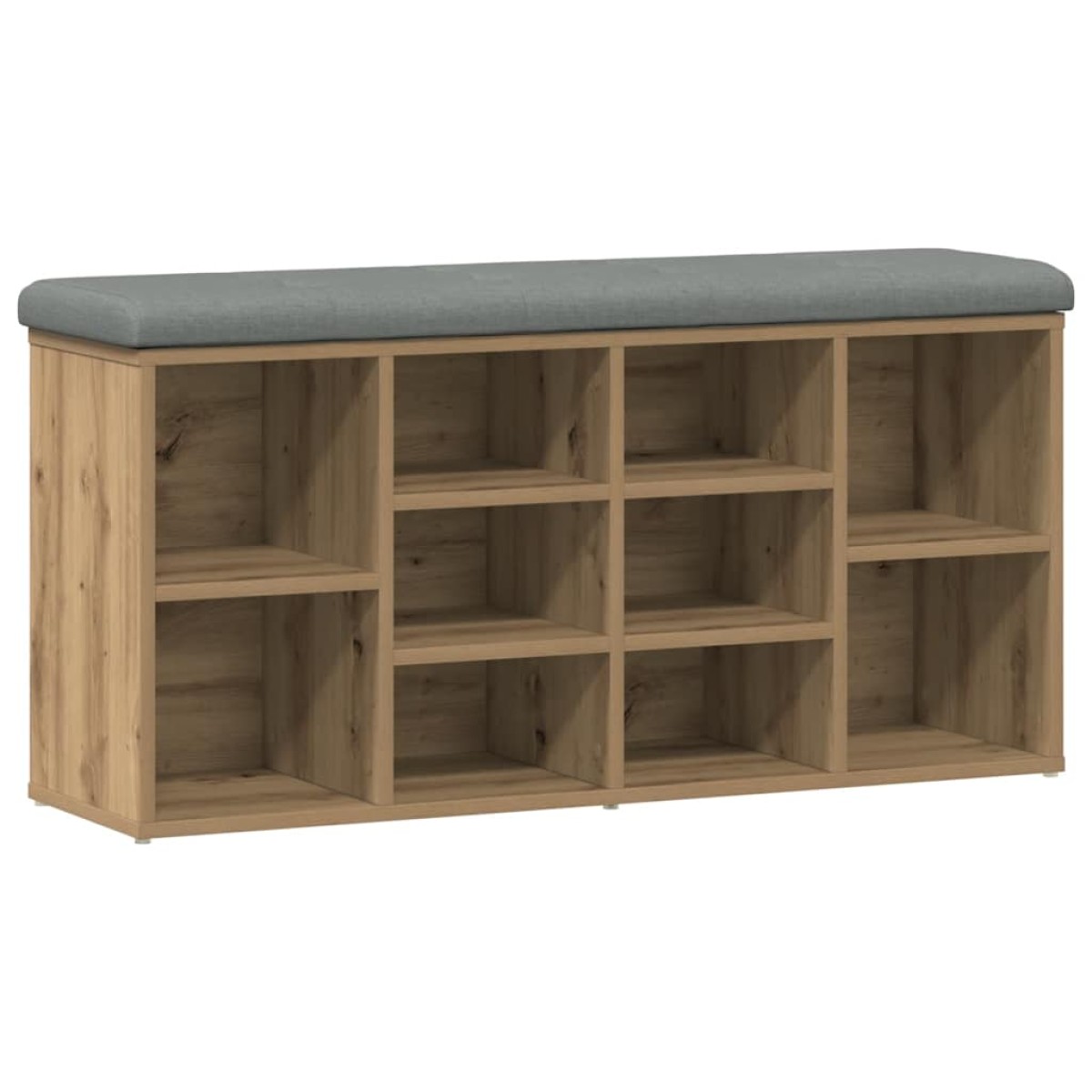 Πάγκος παπουτσιών vidaXL Artisan Oak 102x32x50 cm Κατασκευασμένο ξύλο