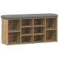 Πάγκος παπουτσιών vidaXL Artisan Oak 102x32x50 cm Κατασκευασμένο ξύλο