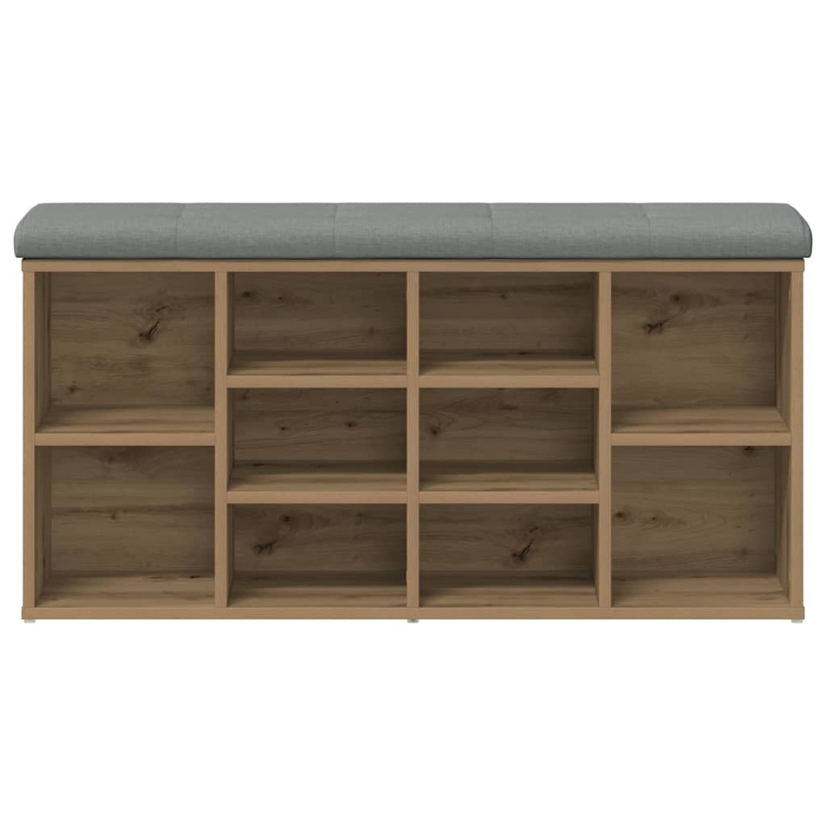 Πάγκος παπουτσιών vidaXL Artisan Oak 102x32x50 cm Κατασκευασμένο ξύλο
