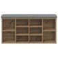 Πάγκος παπουτσιών vidaXL Artisan Oak 102x32x50 cm Κατασκευασμένο ξύλο