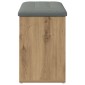 Πάγκος παπουτσιών vidaXL Artisan Oak 82x32x45,5 cm Κατασκευασμένο ξύλο